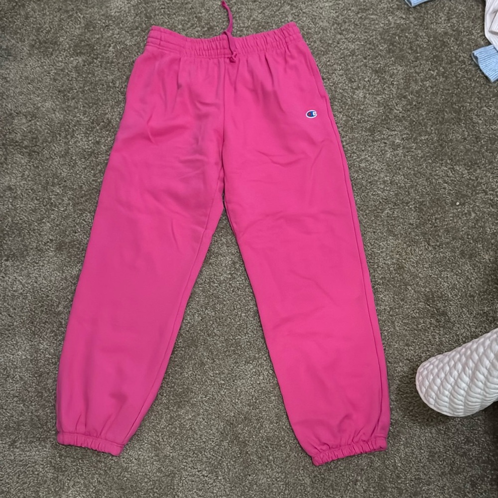 Pink champion sweats